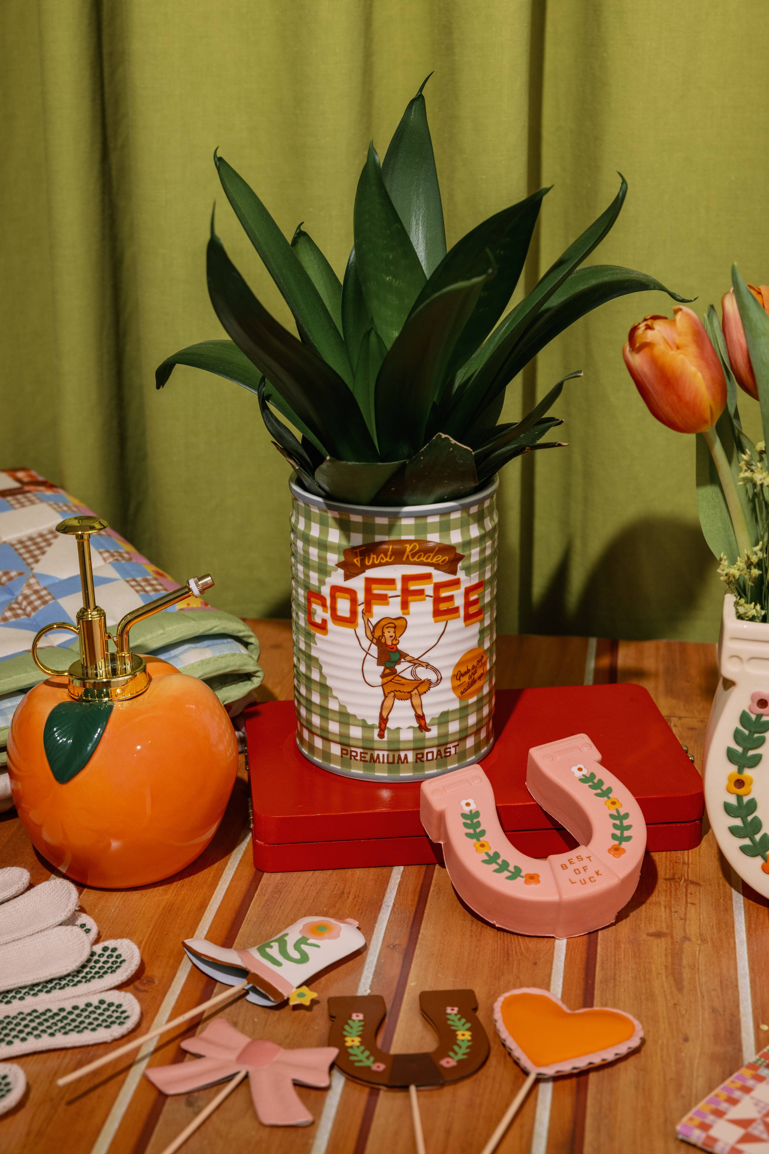 Coffee Can Ceramic Planter