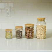Bamboo Mason Jar Lid - Standard Mouth
