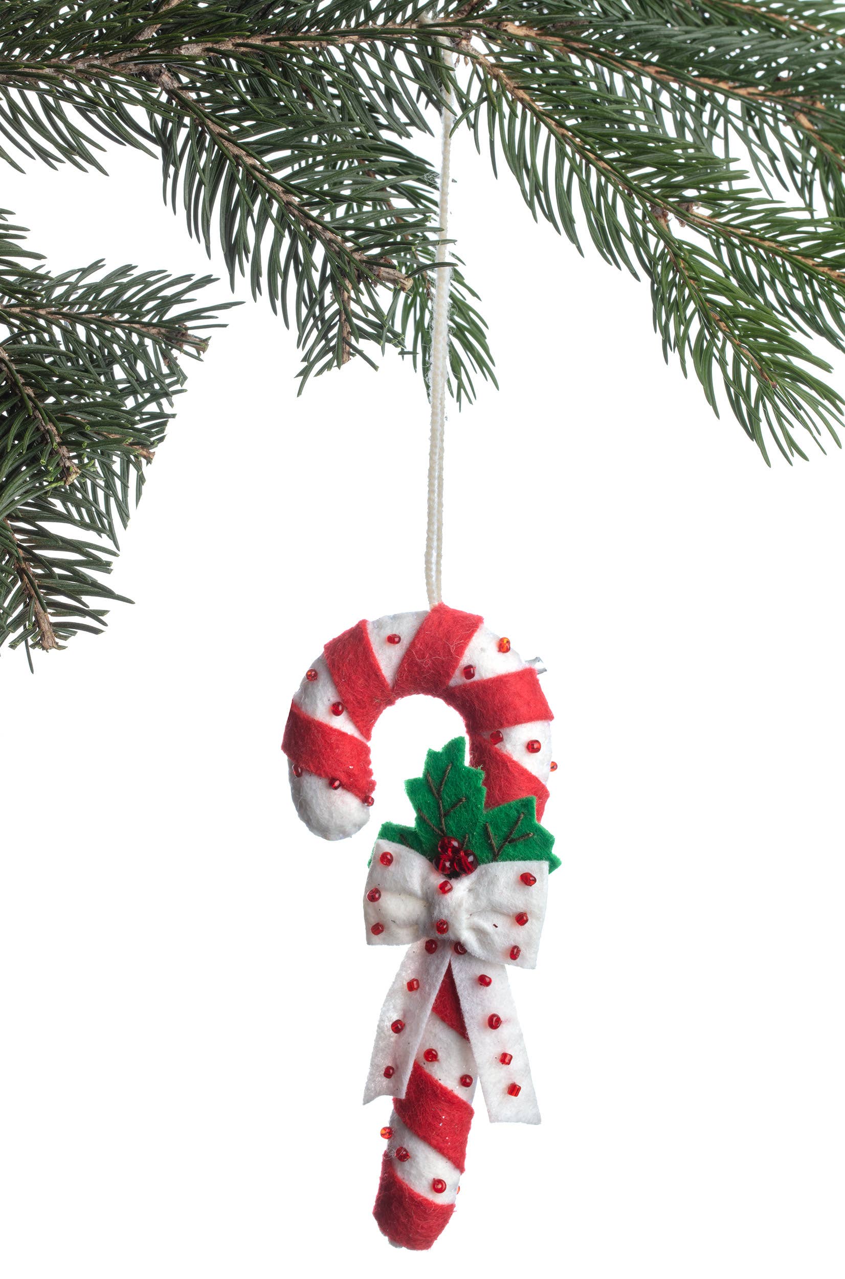 Red Candy Cane Ornament