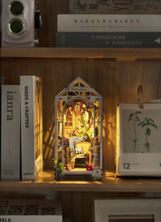 DIY Miniature House Book Nook Kit: Garden House