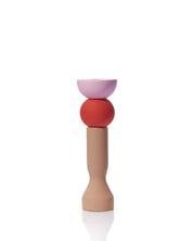 Maegen Stacks – Tomato Tall Candlestick Holder