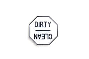 Fox Run Clean or Dirty Dishwasher Magnet, 2.5" x 2.5"