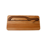 Alder Bread Knife Board And Bread Slicer (Right Handed)