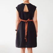 Linen Tales Daily Apron- Baked Clay