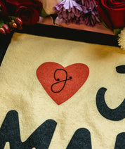 Just Married Camp Flag
