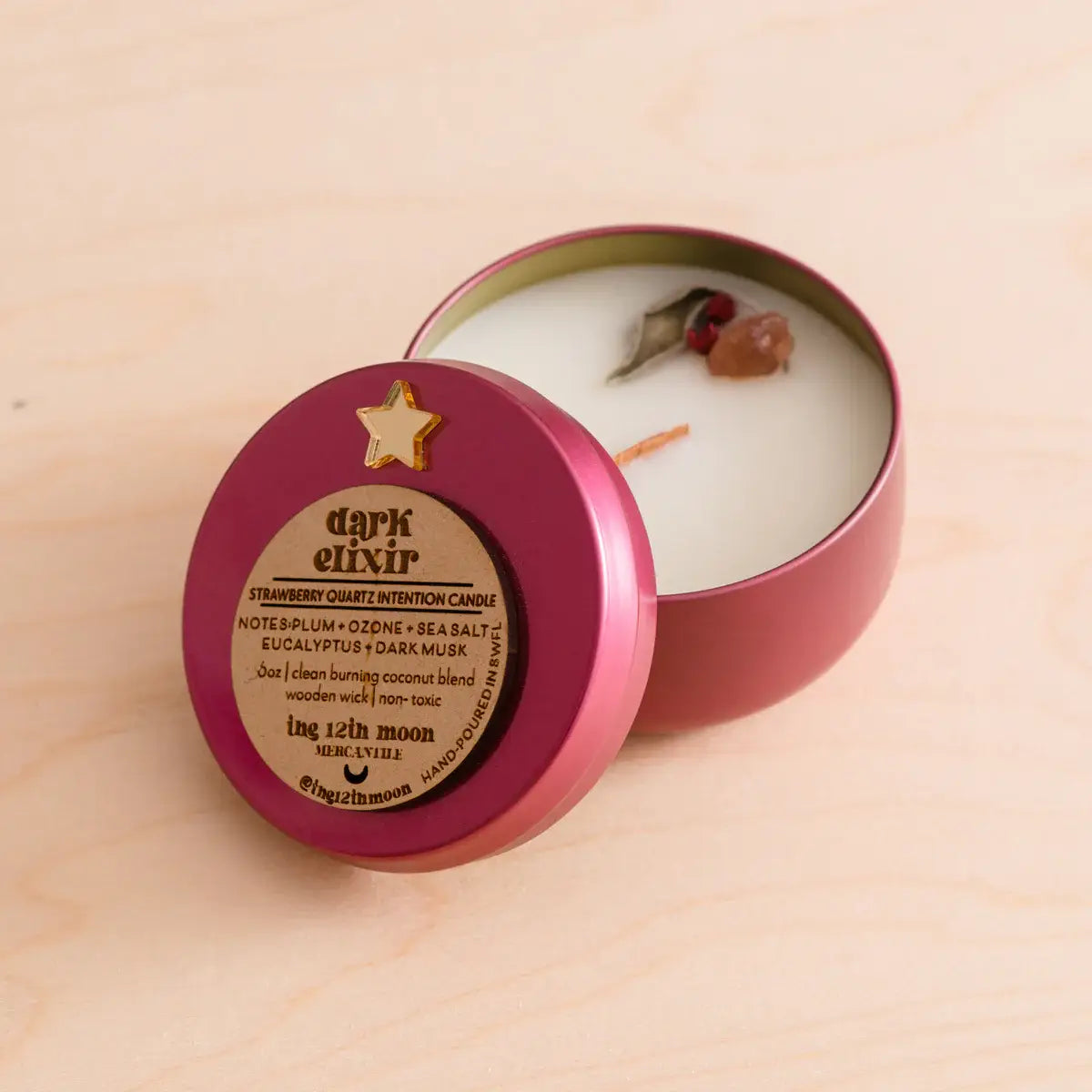 DARK ELIXIR Coconut Wax Candle - Aromatherapy - Fragrance