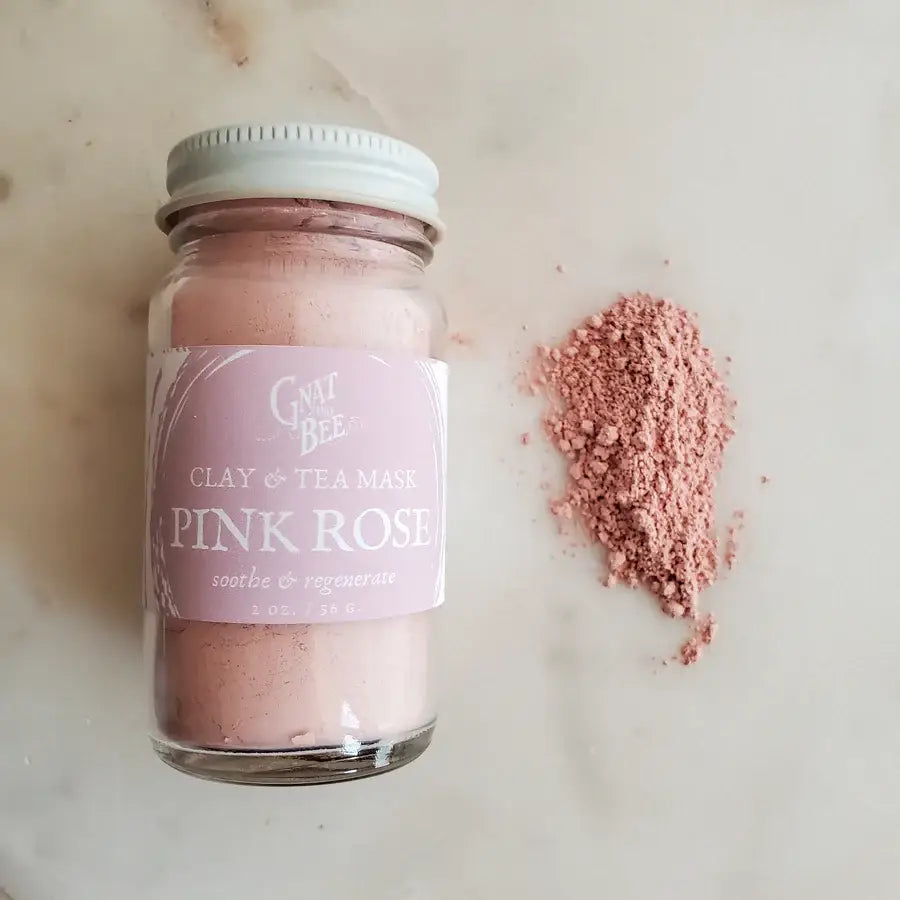 Pink Rose Clay Face Mask