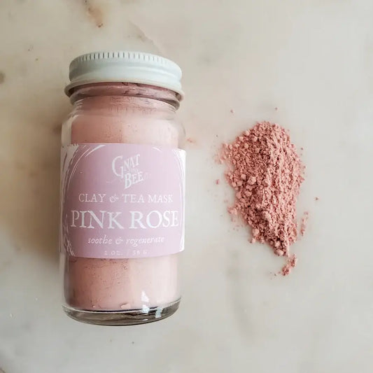 Gnat & Bee Pink Rose Clay Face Mask