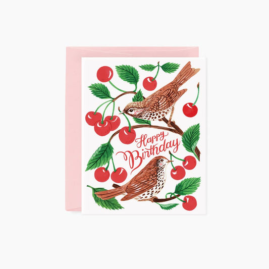 CHERRY THIEVES | birthday card