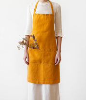 Linen Tales Daily Apron- Mustard