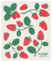 Strawberries Swedish Dishcloth