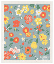 Flowers Of The Month Swedish Dishcloth
