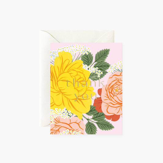 GARDEN ROSES | thank you card