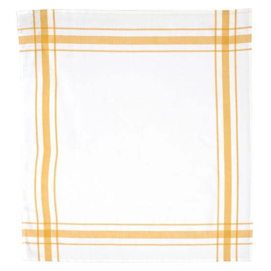 Camaret Tea Towel, 27" x 27" - Gold