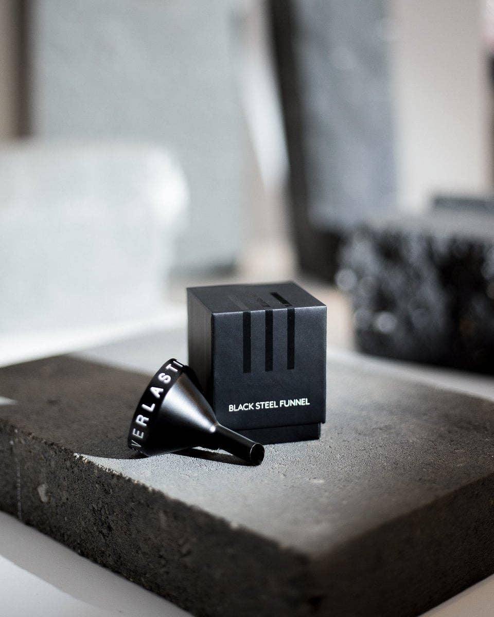 Everlasting Candles Black Steel Funnel