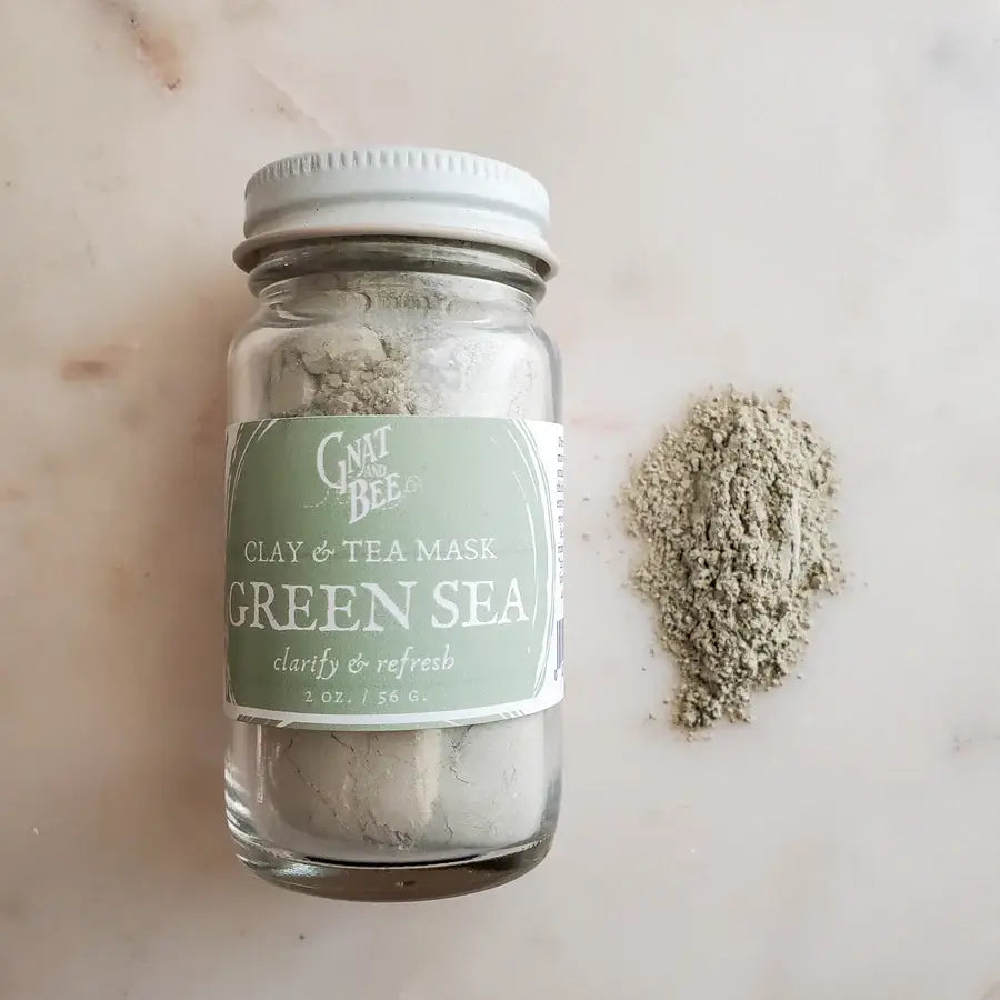 Gnat & Bee Green Sea Clay Face Mask