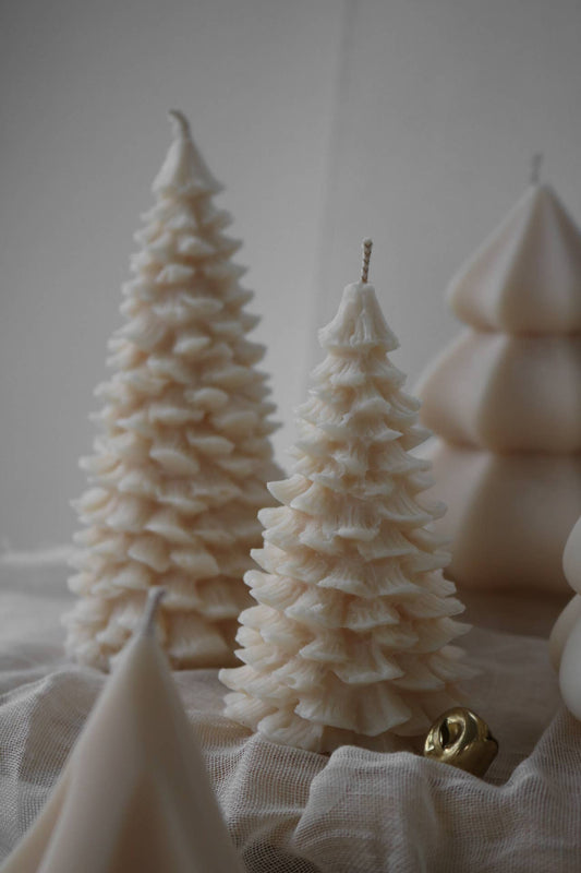 Traditional Pine Christmas tree candle