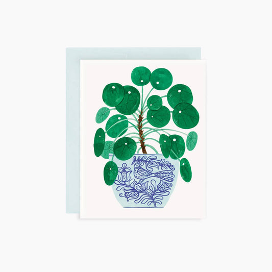 PILEA POT | greeting card