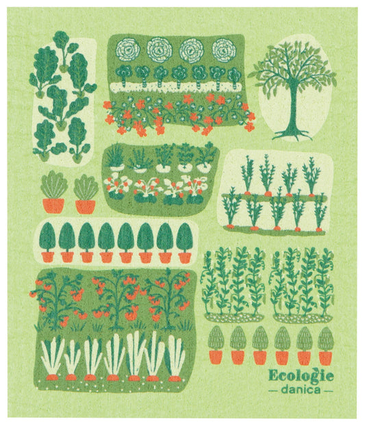 Grow a Garden Swedish Dishcloth
