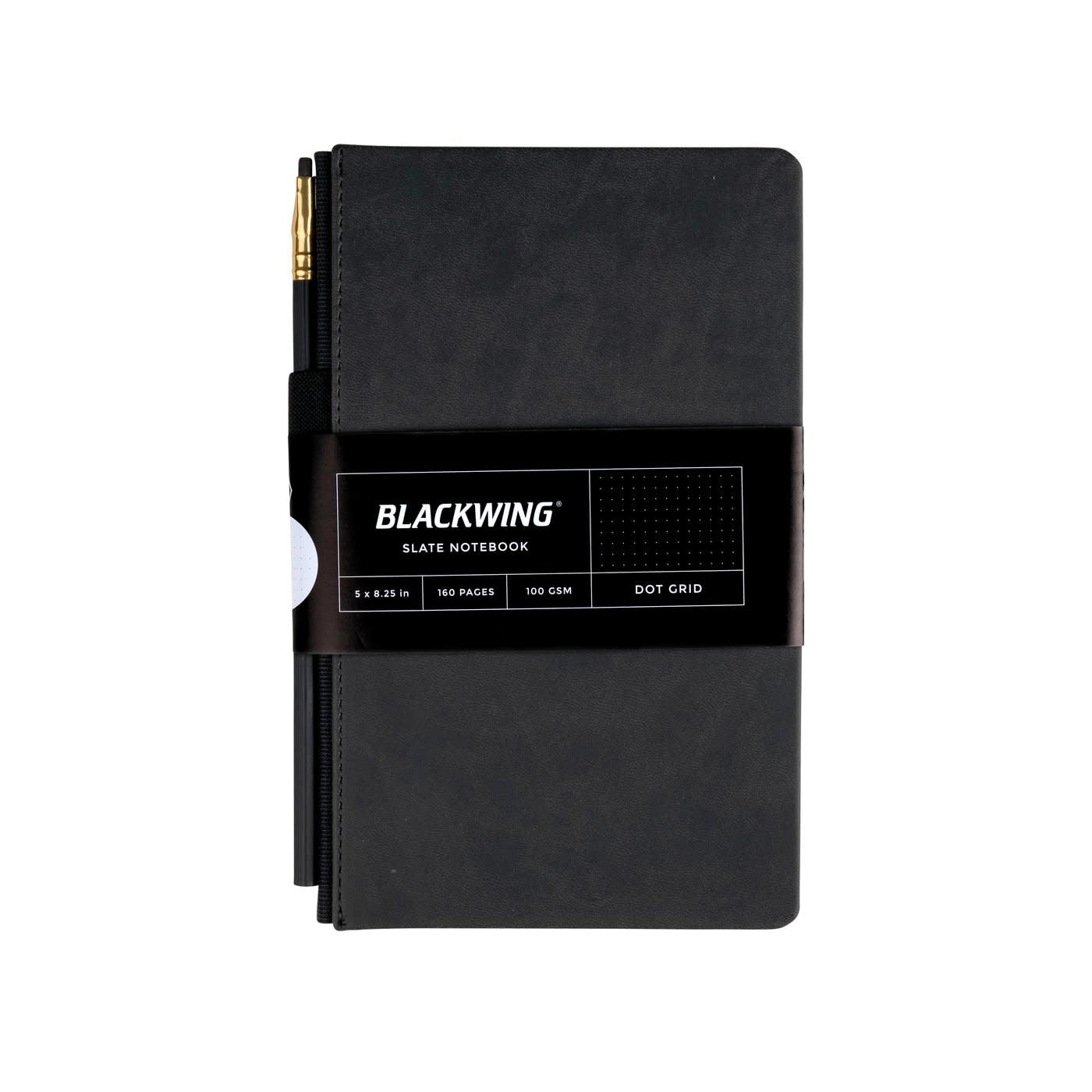 Blackwing Medium Slate Notebook- Black/Blank