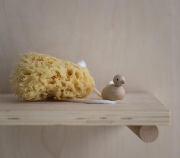 Natural Sponge with Duckling