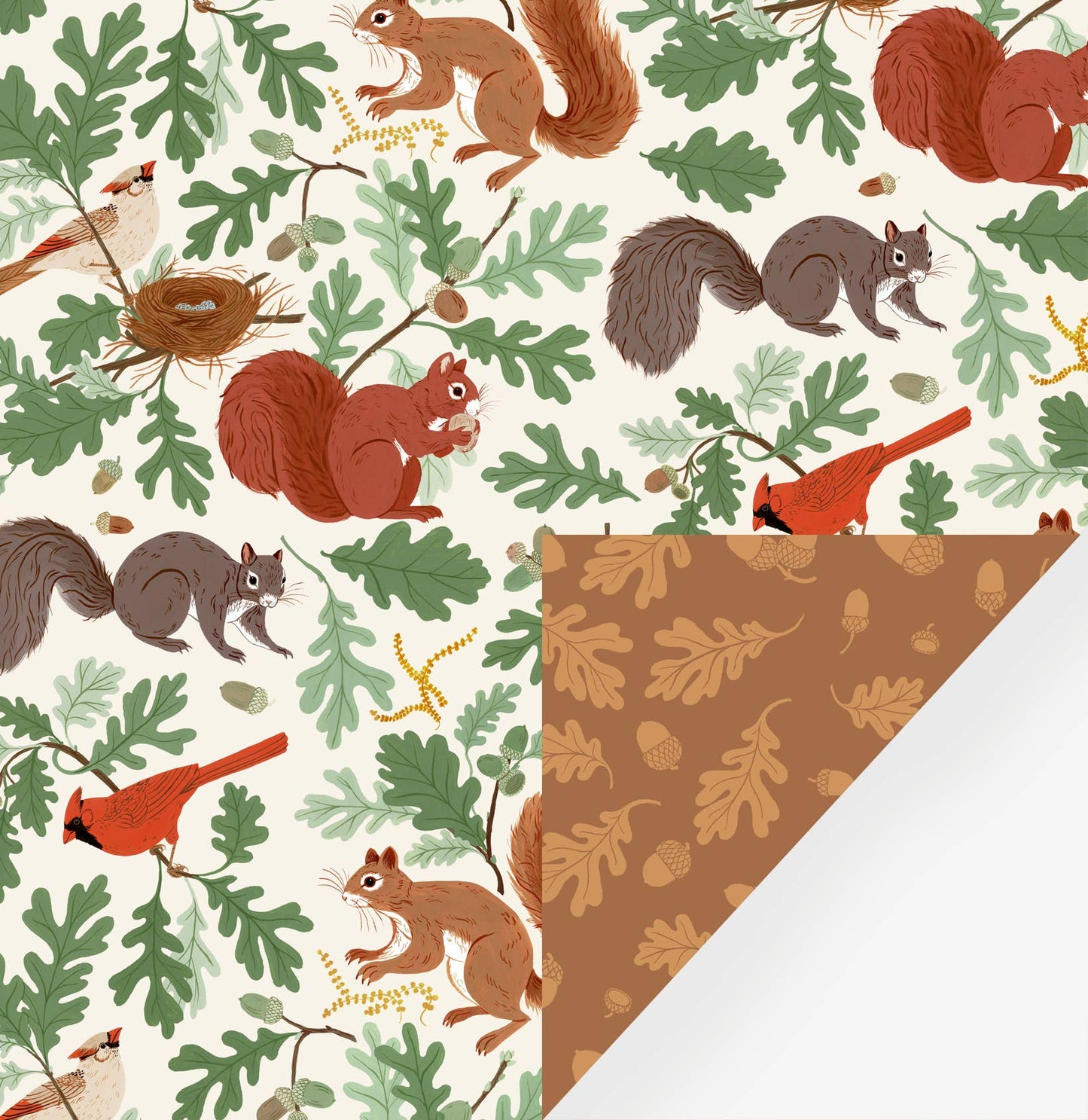 OAK TREE | Double Sided Wrapping Paper