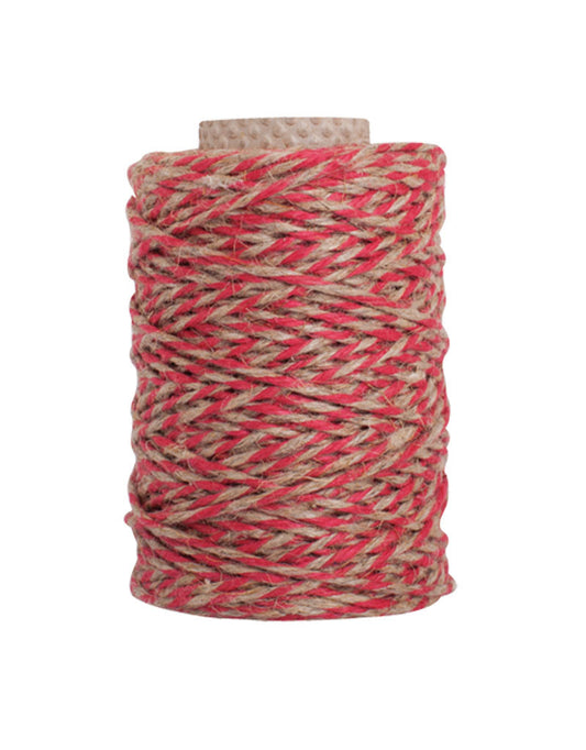 Flax Yarn - Red