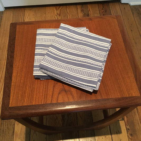 Pickstitch Kitchen Towel, 20" x 30"  - Gray Stripe
