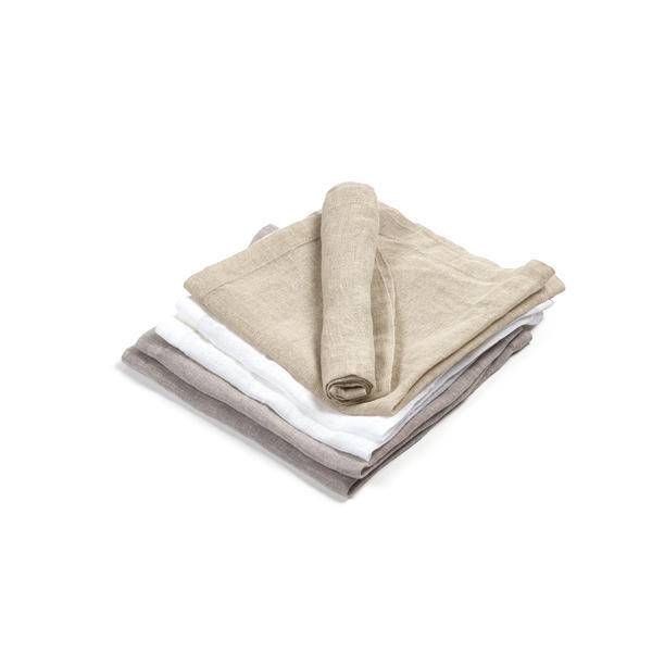 Fjord Washed Linen Napkin, 17.5" x 17.5" - Ash