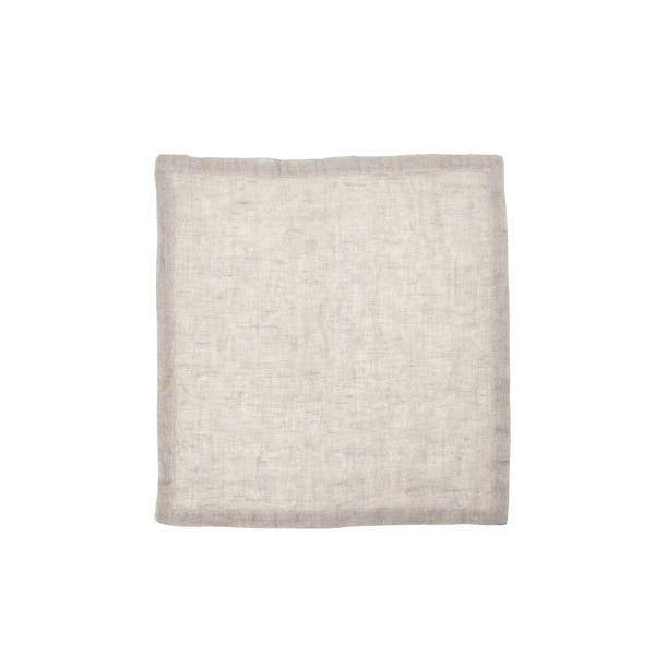 Fjord Washed Linen Napkin, 17.5" x 17.5" - Ash