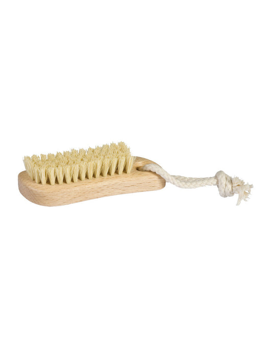 Nail Brush with Cotton Handle, Light Bristle