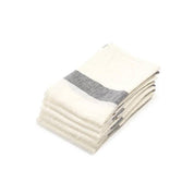 Porticcio Tea Towel, 27" x 27" - Black