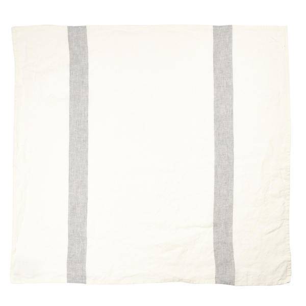 Porticcio Tea Towel, 27" x 27" - Grey