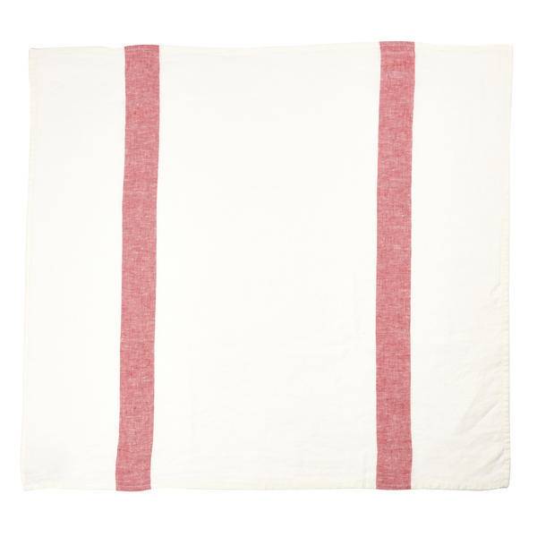Porticcio Tea Towel, 27" x 27" - Red