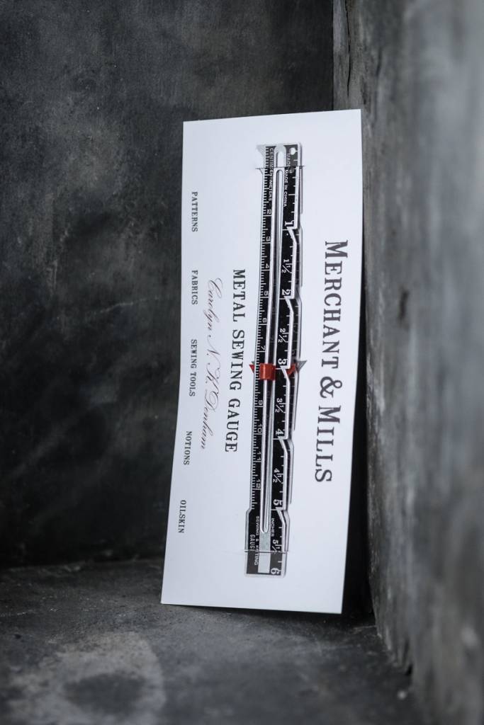 Merchant and Mills Metal Sewing Gauge