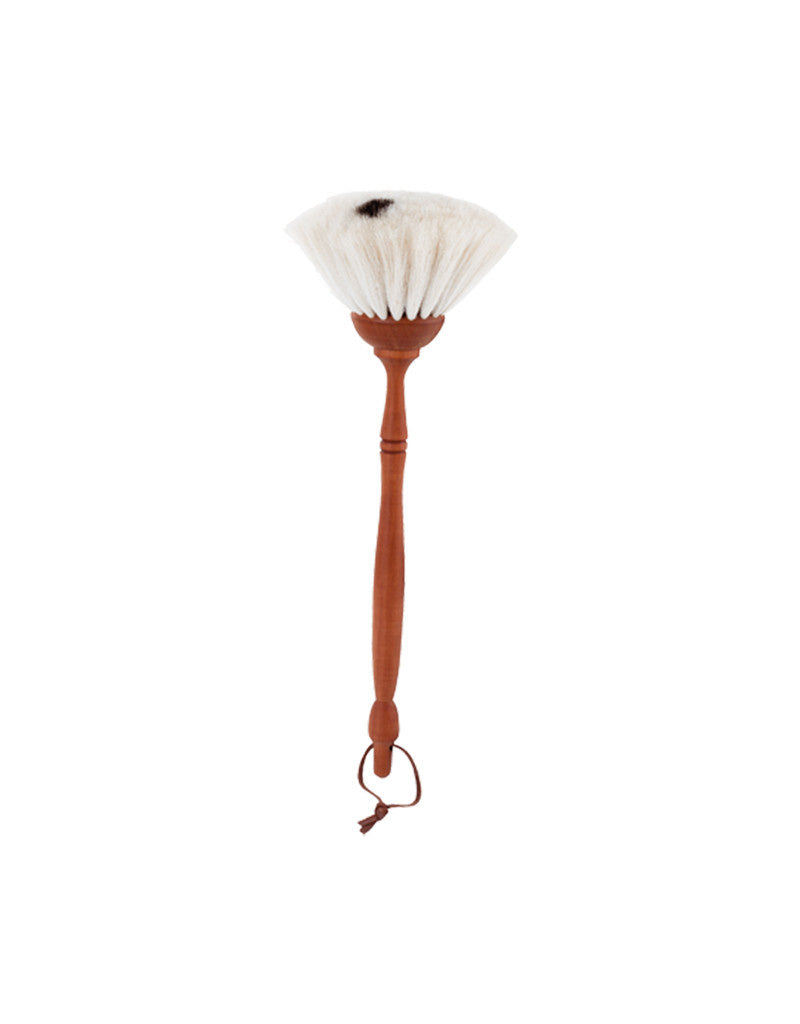 Small Duster, Lt. Goat Hair, Pearwood- 34 cm
